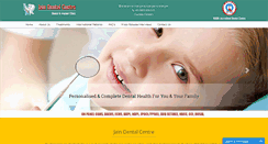 Desktop Screenshot of jaindentalcentre.com